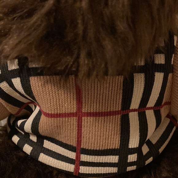 Burberry Fragrance The Byron Bear Plush 10" Teddy Bear Nova Check Sweater - Picture 3 of 6